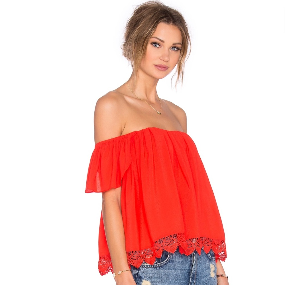 🔸NWT🔸Lovers+Friends X Revolve Life’s A Beach Top